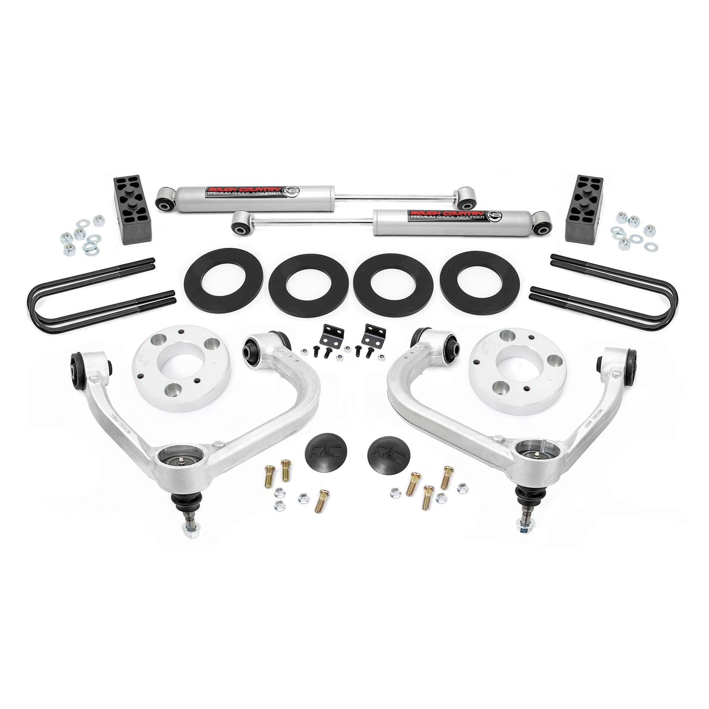 ROUGH COUNTRY | 3 Inch Lift Kit  Forged UCA  Ford F-150 2WD (2021-2026) | 41430_A