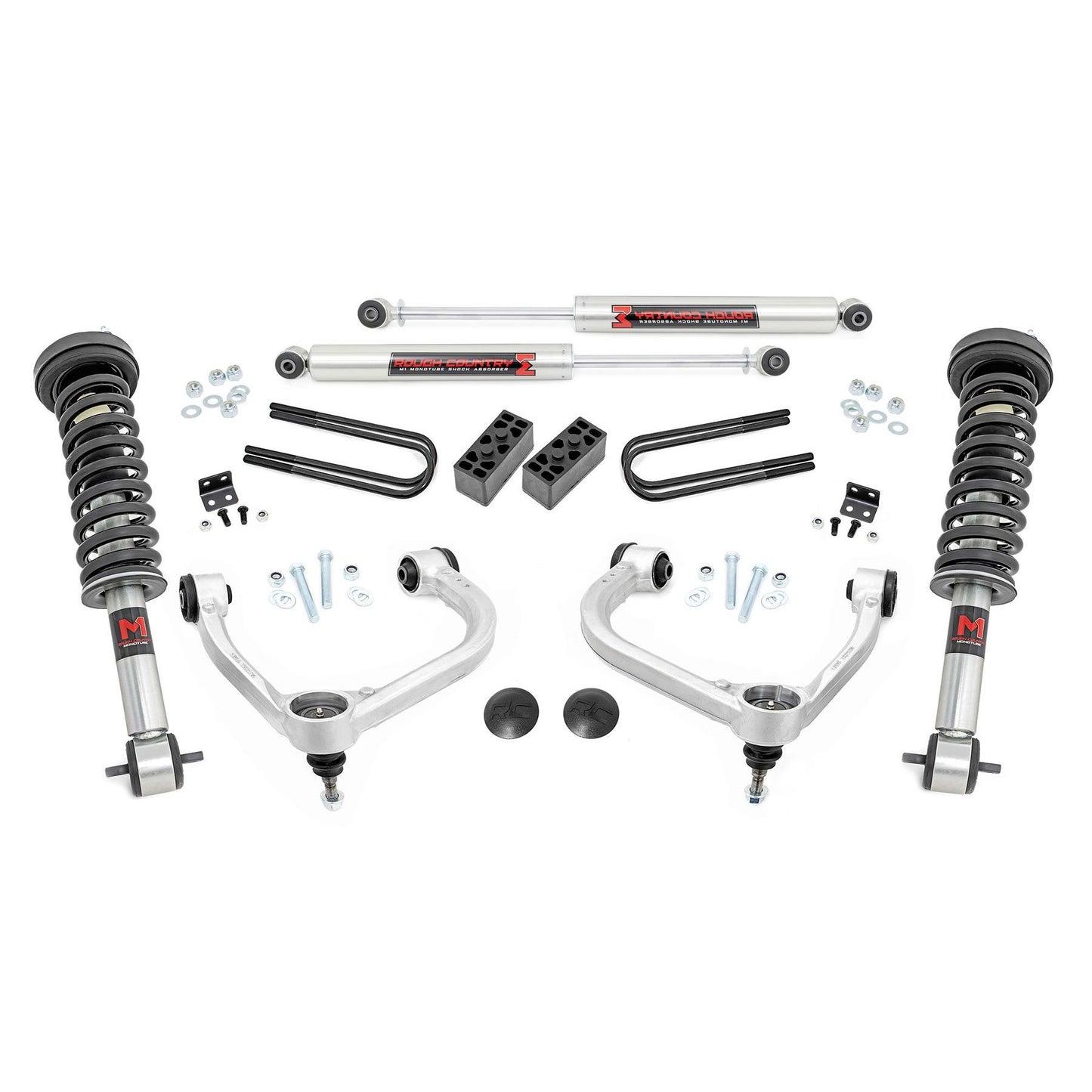ROUGH COUNTRY | 3 Inch Lift Kit  Forged UCA  M1/M1  Ford F-150 4WD (2021-2026) | 41440