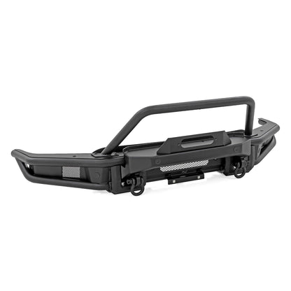 ROUGH COUNTRY Front Bumper | Tubular |Winch Mount | Ford F-150 2WD/4WD (2021-2023) | 51216W
