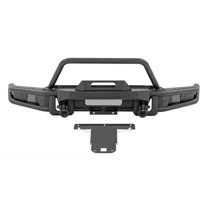 ROUGH COUNTRY Front Bumper | Tubular |Winch Mount | Ford F-150 2WD/4WD (2021-2023) | 51216W