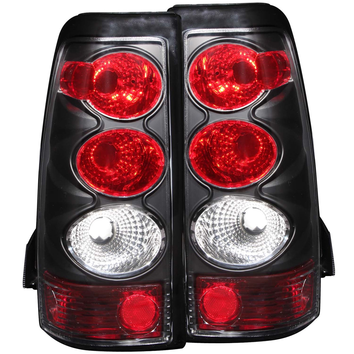 ANZO USA ZUKT_211022 Anzo ZUKT_211022 Tail Light Assembly Clear Lens Black Housing