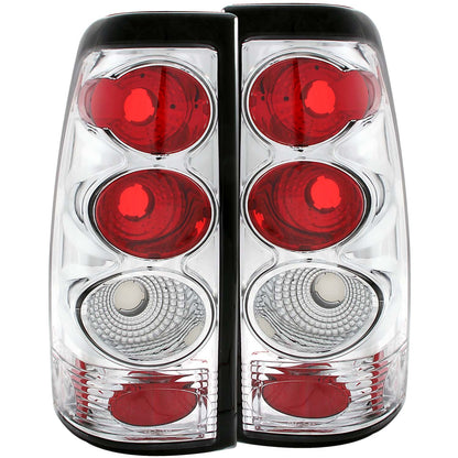 ANZO USA ZUKT_211023 Anzo ZUKT_211023 Tail Light Assembly Clear Lens Chrome Housing