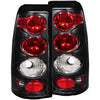 Anzo USA | Tail Light Assembly Clear Lens Black Housing Pair | Fits Silverado 1500 | 211025