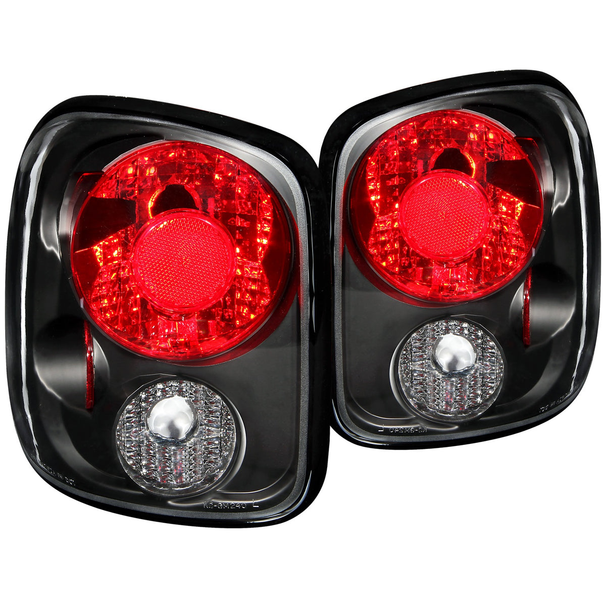 ANZO USA ZUKT_211028 Anzo ZUKT_211028 Tail Light Assembly Clear Lens Black Housing