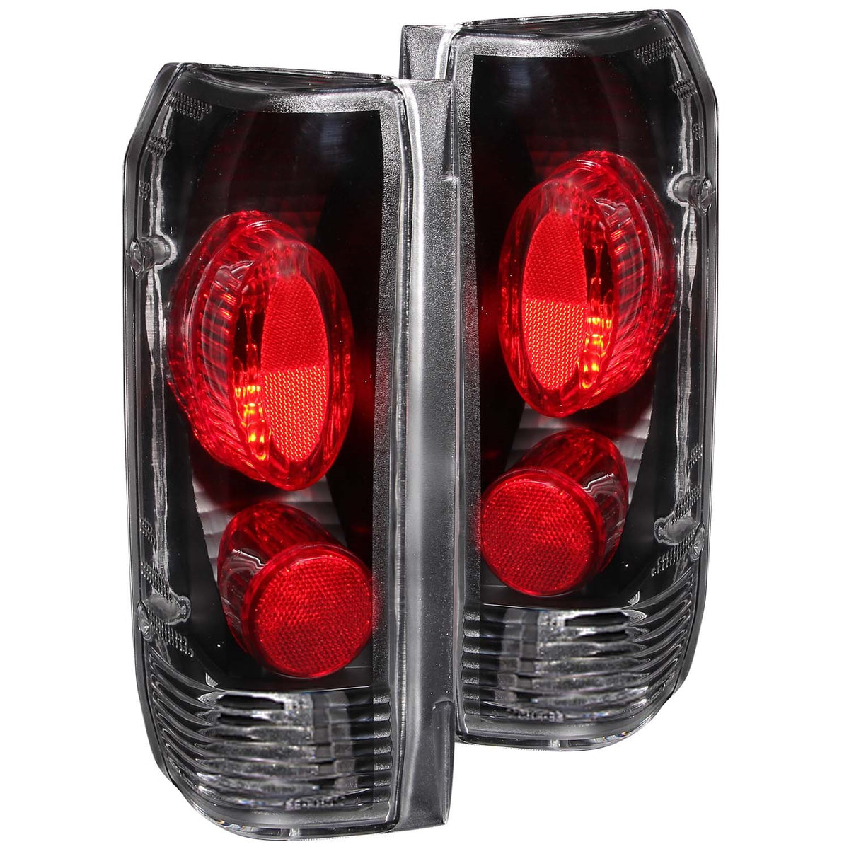 ANZO USA ZUKT_211062 Anzo ZUKT_211062 Tail Light Assembly Clear Lens Black Housing