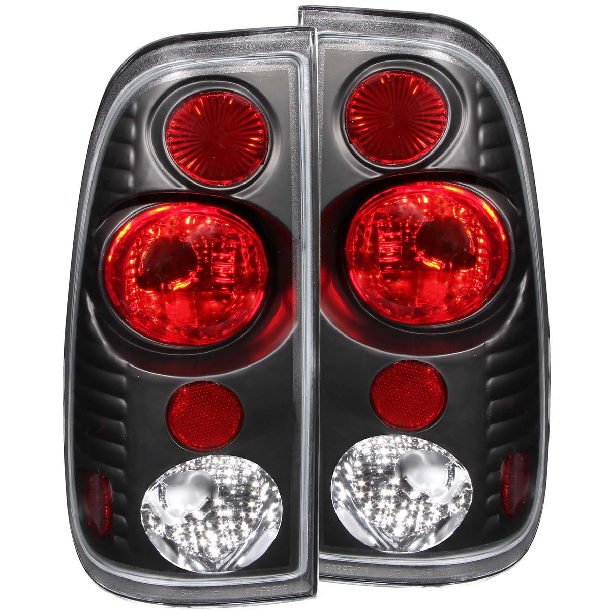 ANZO USA ZUKT_211065 Anzo ZUKT_211065 Tail Light Assembly Clear Lens Black Housing G2