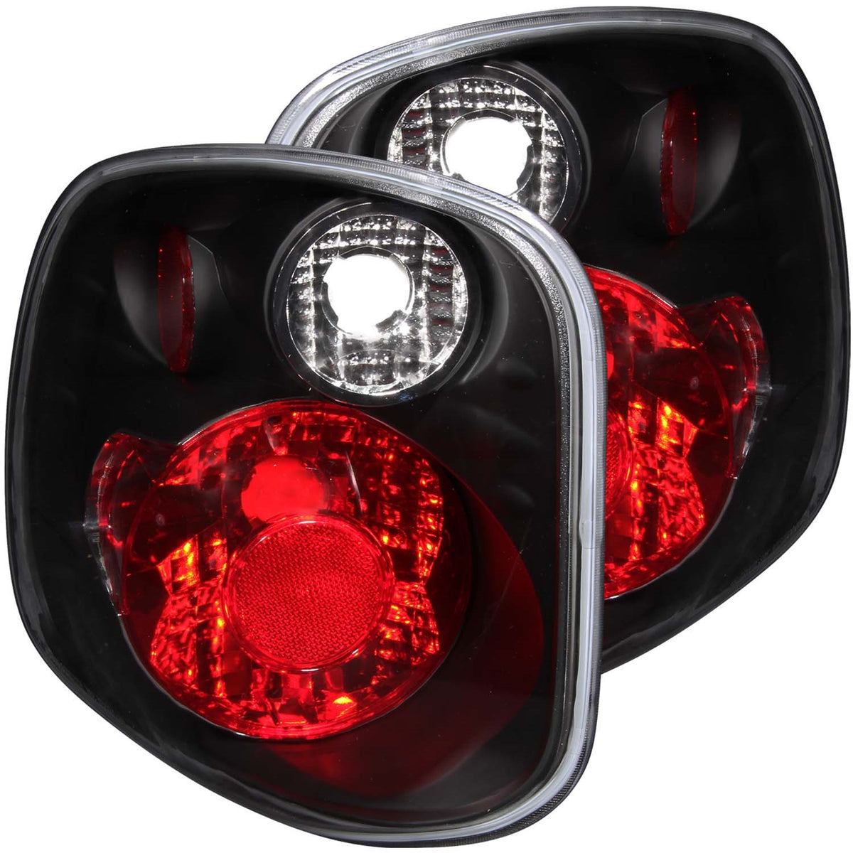 ANZO USA ZUKT_211069 Anzo ZUKT_211069 Tail Light Assembly Clear Lens Black Housing