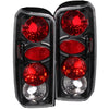 Anzo USA | Tail Light Assembly Clear Lens Black Housing Pair | Fits Cherokee | 211103