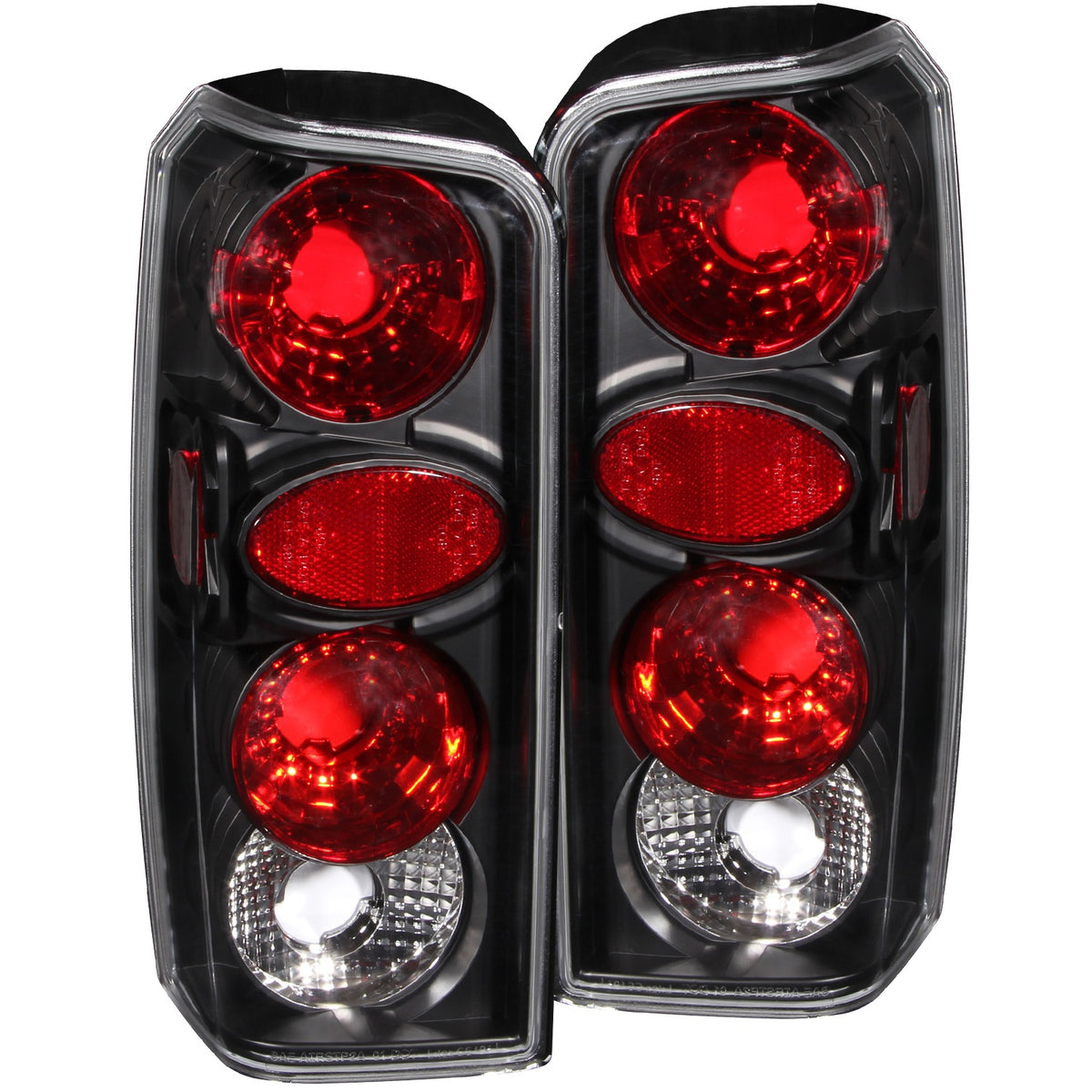 ANZO USA ZUKT_211103 Anzo ZUKT_211103 Tail Light Assembly Clear Lens Black Housing