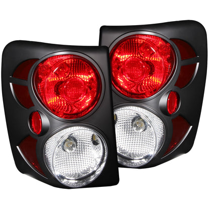 ANZO USA ZUKT_211105 Anzo ZUKT_211105 Tail Light Assembly Clear Lens Black Housing