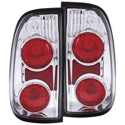 ANZO USA ZUKT_211125 Anzo ZUKT_211125 Tail Light Assembly Clear Lens Chrome Housing