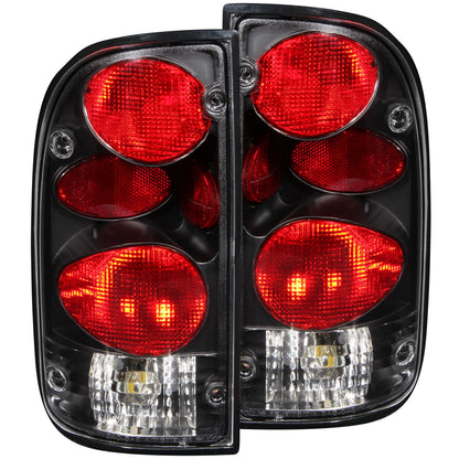 ANZO USA ZUKT_211129 Anzo ZUKT_211129 Tail Light Assembly Clear Lens Black Housing