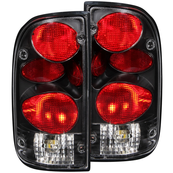 Anzo USA | Tail Light Assembly Clear Lens Black Housing Pair | Fits Tacoma | 211129