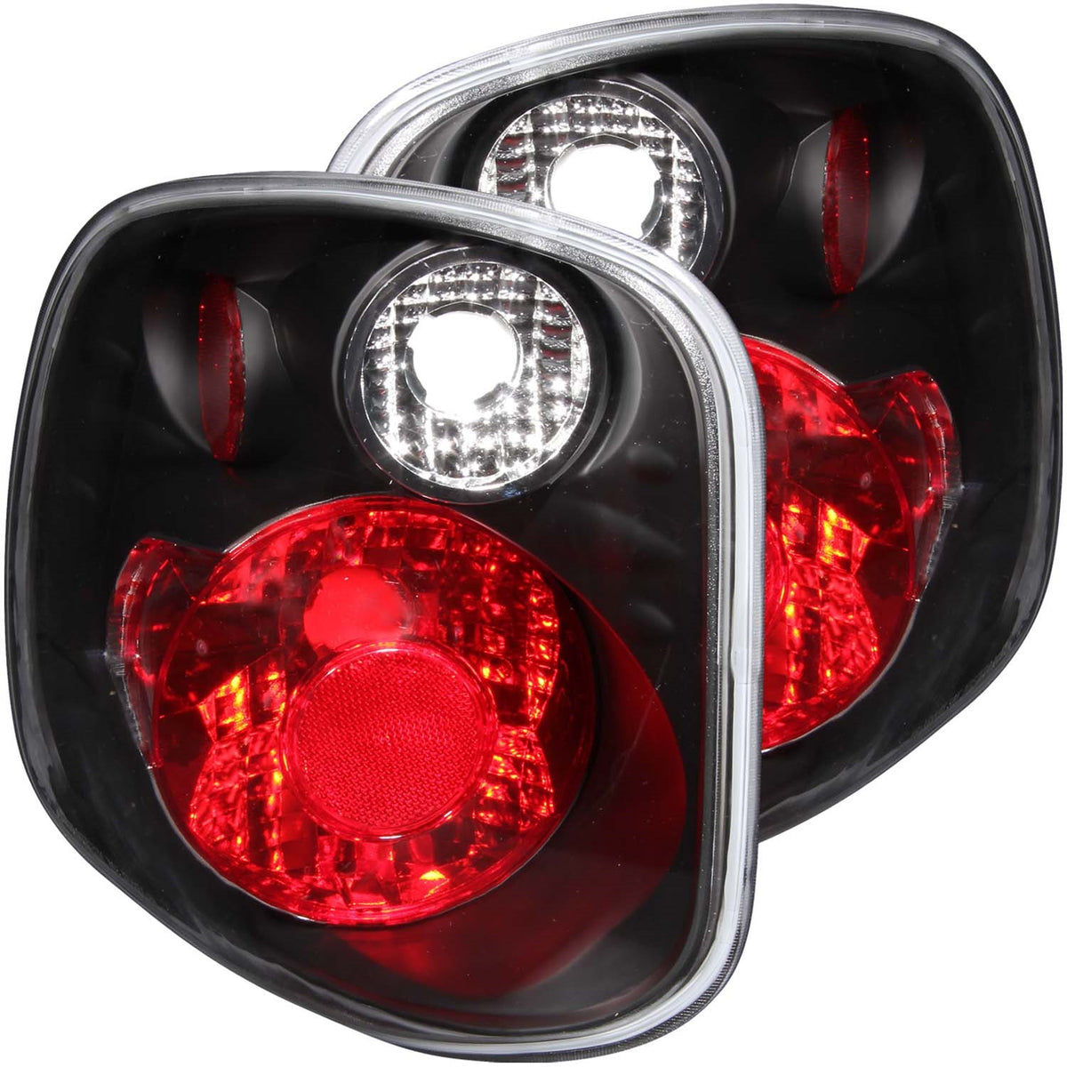 ANZO USA ZUKT_211143 Anzo ZUKT_211143 Tail Light Assembly Clear Lens Black Housing