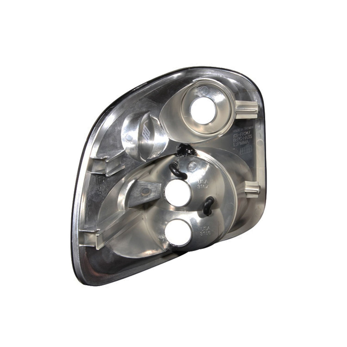 ANZO USA ZUKT_211143 Anzo ZUKT_211143 Tail Light Assembly Clear Lens Black Housing