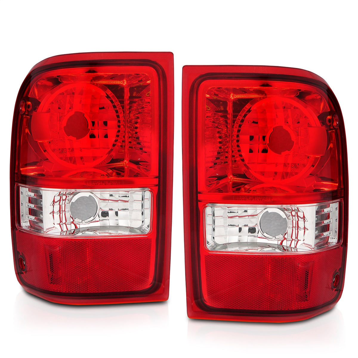 ANZO USA ZUKT_211182 Anzo ZUKT_211182 Tail Light Assembly Red/Clear Lens OE
