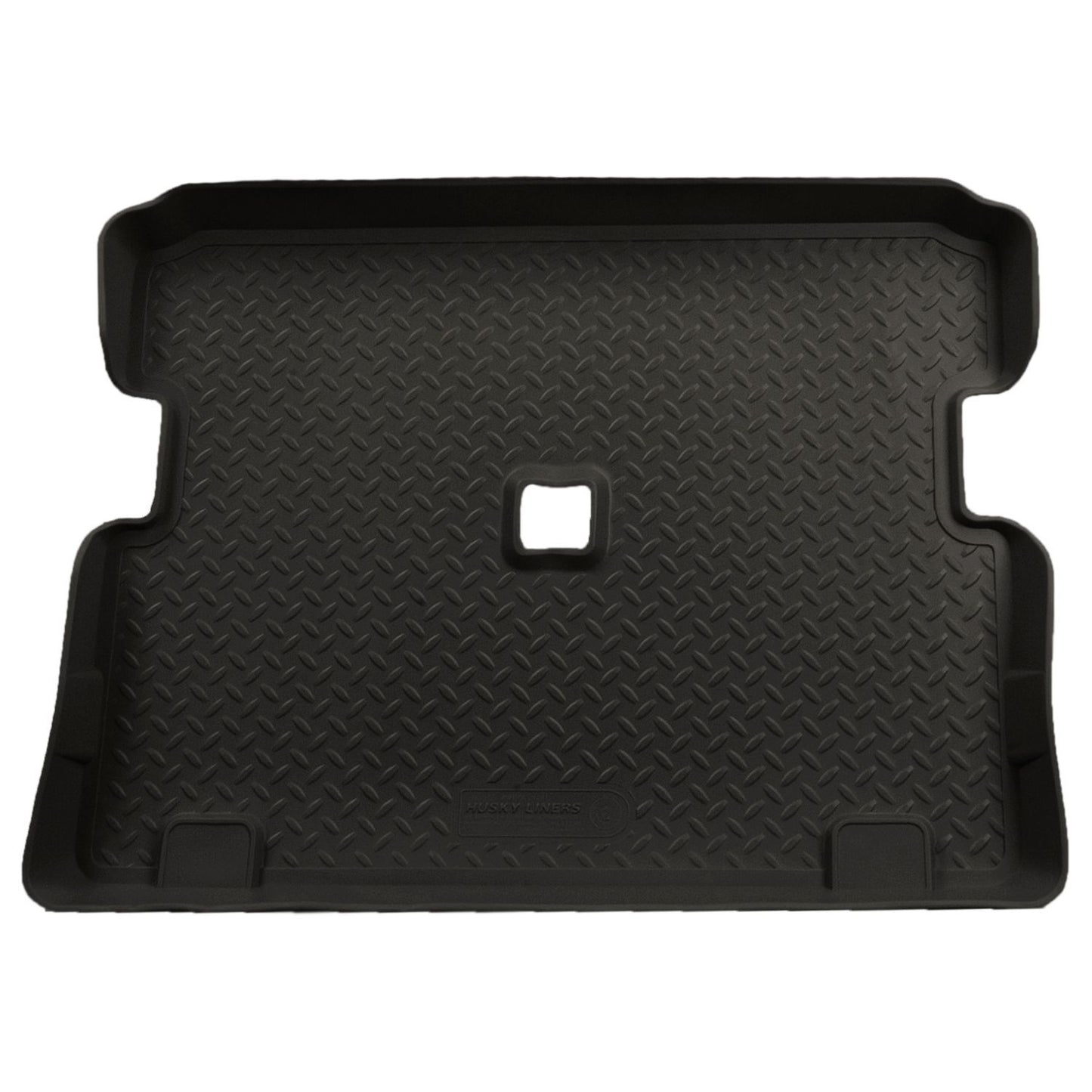 Husky Liners | Classic Style Cargo Liner For 2003-2004 Jeep Wrangler Husky Liners | 21761, durable cargo liner in black.
