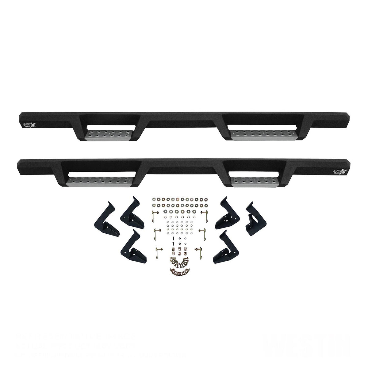 Westin HDX Stainless Drop Nerf Steps 2009-2014 Ford F-150 SuperCrew