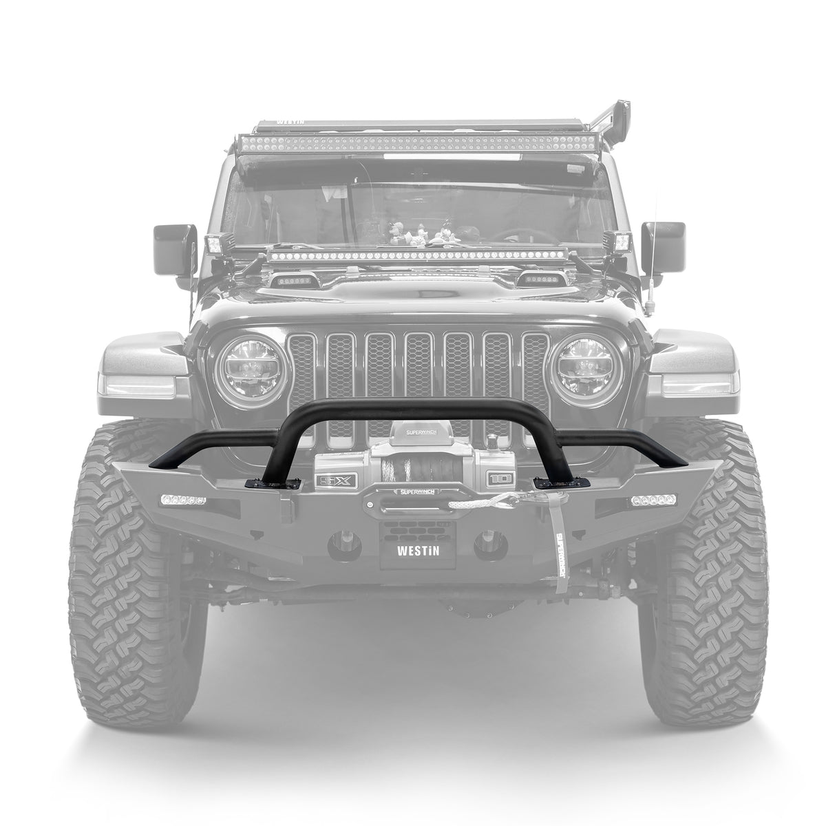 Westin XTS Round Bull Bar 2018-2025 Wrangler JL
