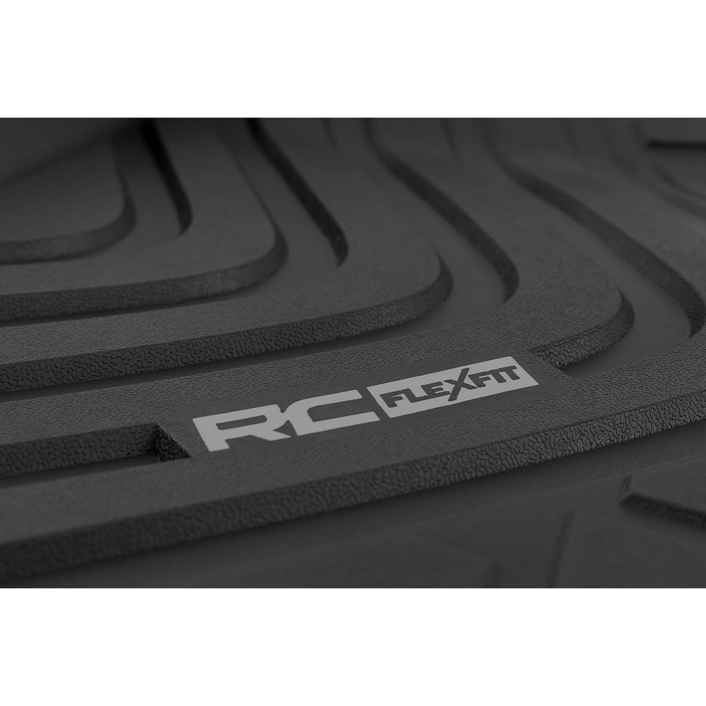 ROUGH COUNTRY Flex-Fit Floor Mats | FR & RR | CrewMax | Toyota Tundra 2WD/4WD (2022-2025) | FF-71780