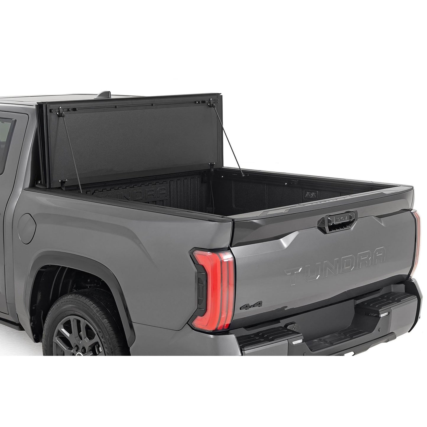 ROUGH COUNTRY Hard Tri-Fold Flip Up Bed Cover | 5'7" | Toyota Tundra 2WD/4WD (2022-2025) | 49514551
