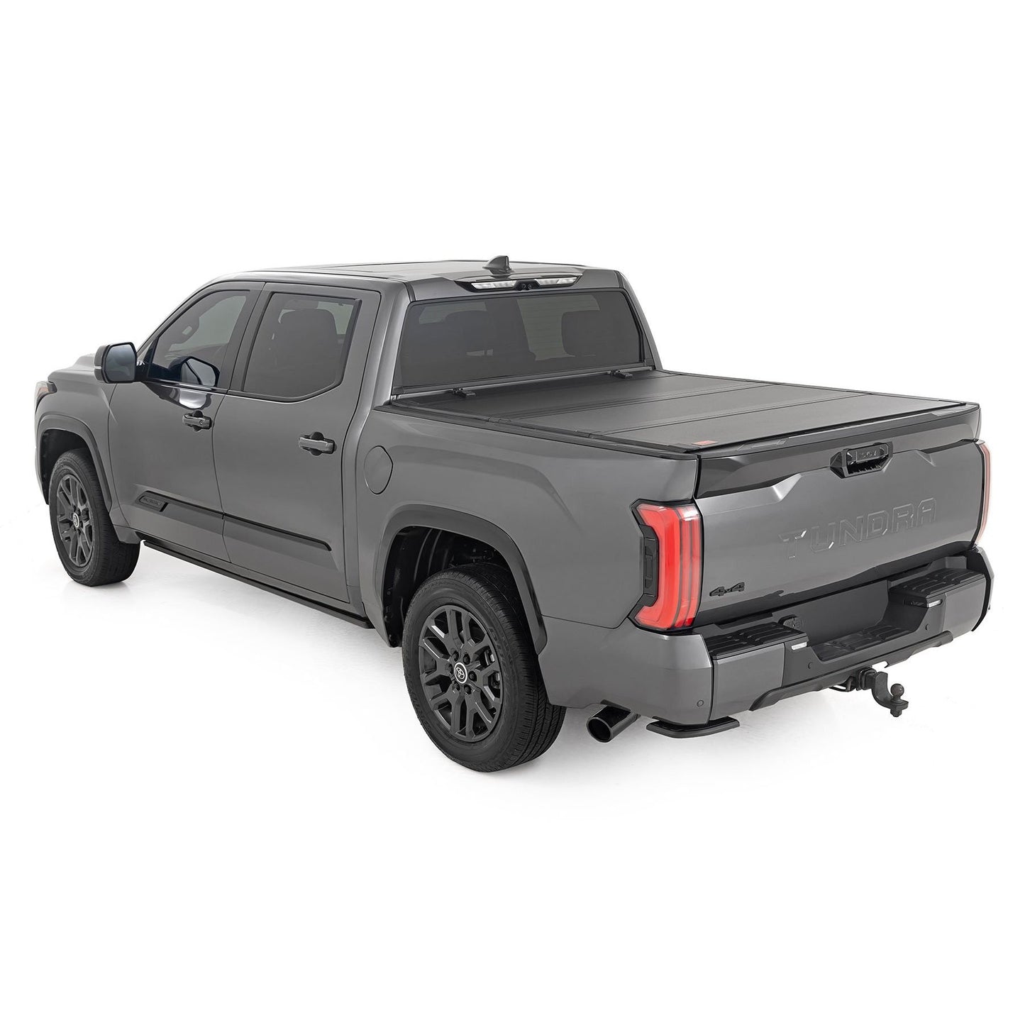 ROUGH COUNTRY Hard Tri-Fold Flip Up Bed Cover | 5'7" | Toyota Tundra 2WD/4WD (2022-2025) | 49514551