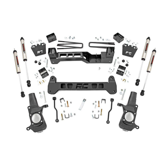 ROUGH COUNTRY 6 Inch Lift Kit | V2 | Chevy Silverado & GMC Sierra 2500HD 2WD (2001-2010) | 22070