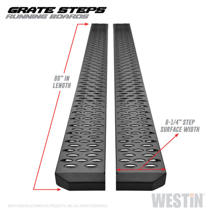 Westin Grate Steps Running Boards Running Boards 86"