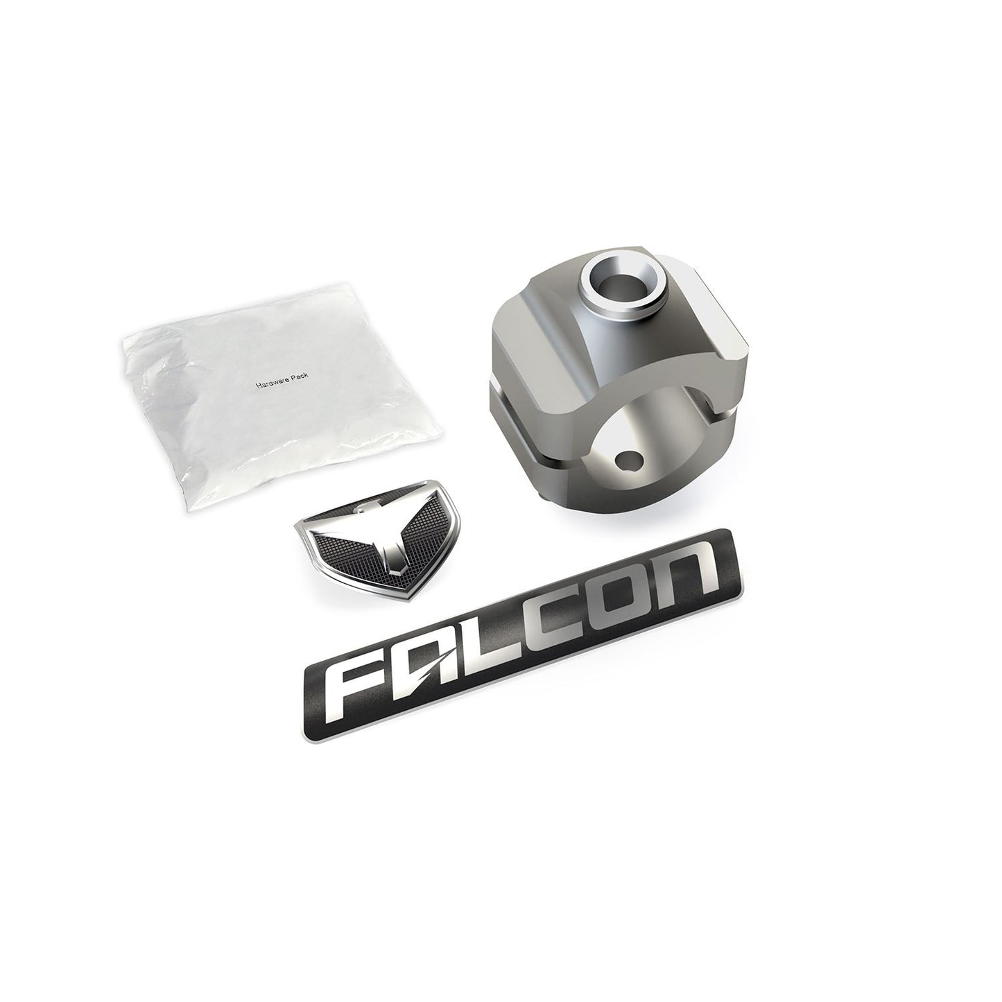 FALCON SHOCKS | 07-Up Jeep Wranlger JL/JK 20-Up Gladiator Steering Stabilizer Tie Rod Clamp Kit 1-1/2 Inch HD Nexus EF Falcon Shocks | 23-03-04-006