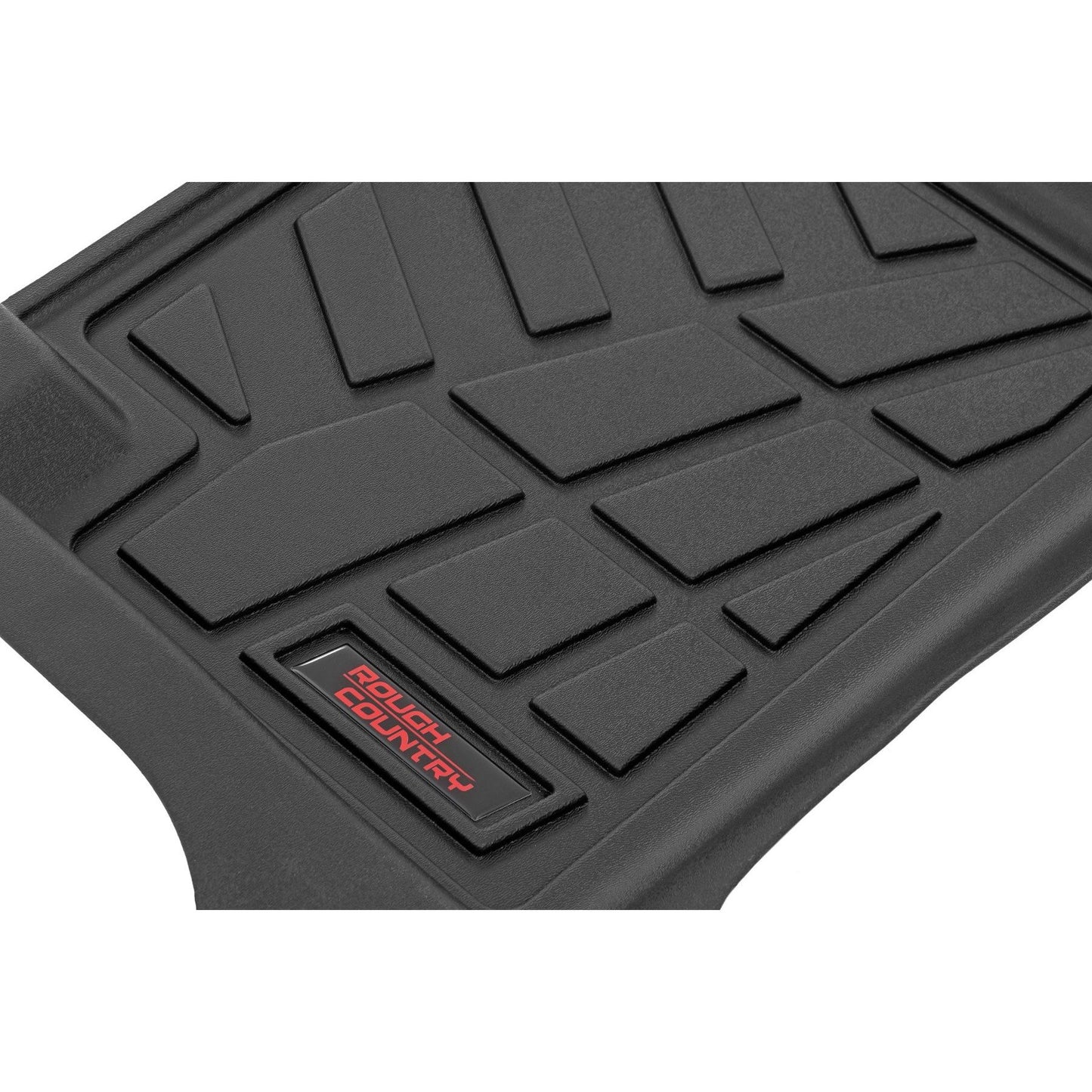 ROUGH COUNTRY Sure-Fit Floor Mats | Front & Rear | Chevy/GMC Canyon/Colorado 2WD/4WD (2023-2025) | SM21313