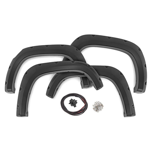 ROUGH COUNTRY | Pocket Fender Flares  GBF Sunrise Orange  Chevy Colorado 2WD/4WD (23-26) | F-C12311-GBF
