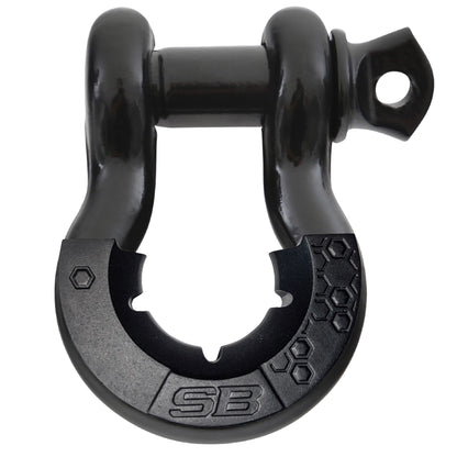 D-Ring w/ Isolators – 3/4″ – 4.5 Ton Rating – Black view 1