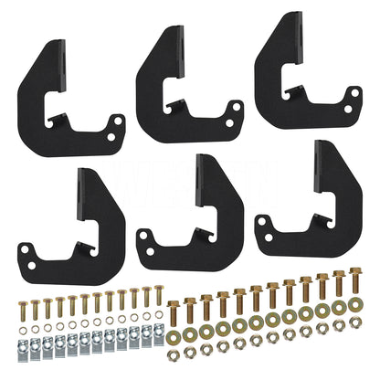 Westin Outlaw Drop Nerf Steps 2014-2018 Chevy/GMC Silverado/Sierra 1500 Double Cab (Rocker Mount)