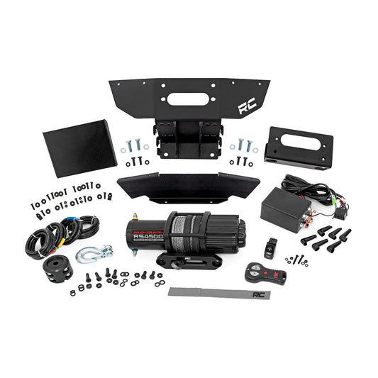 ROUGH COUNTRY Winch Mount | Front | RS4500S | Polaris RZR XP1000-4 (2024) | 93205