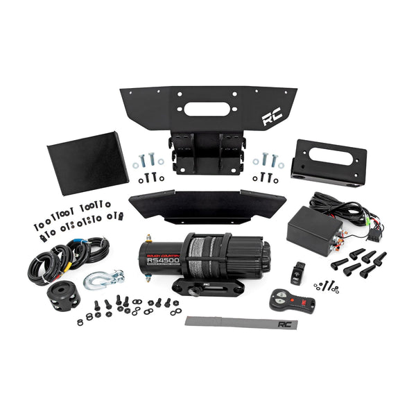 ROUGH COUNTRY Winch Mount | Front | RS4500S | Polaris RZR XP1000-4 (2024) | 93205
