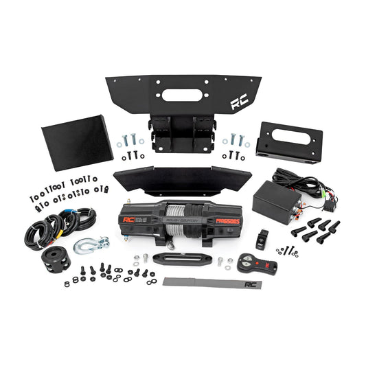 ROUGH COUNTRY Winch Mount | Front | RS6500S | Polaris RZR XP1000-4 (2024) | 93206