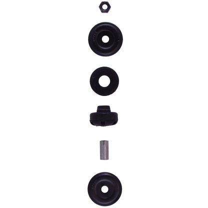 BILSTEIN | Suspension Shock Absorber Front Monotube 17-25 Ford F-250/ F-350 Super Duty 4-6 Inch B8 5100  | 24-285308 parts view including bushings and hardware.