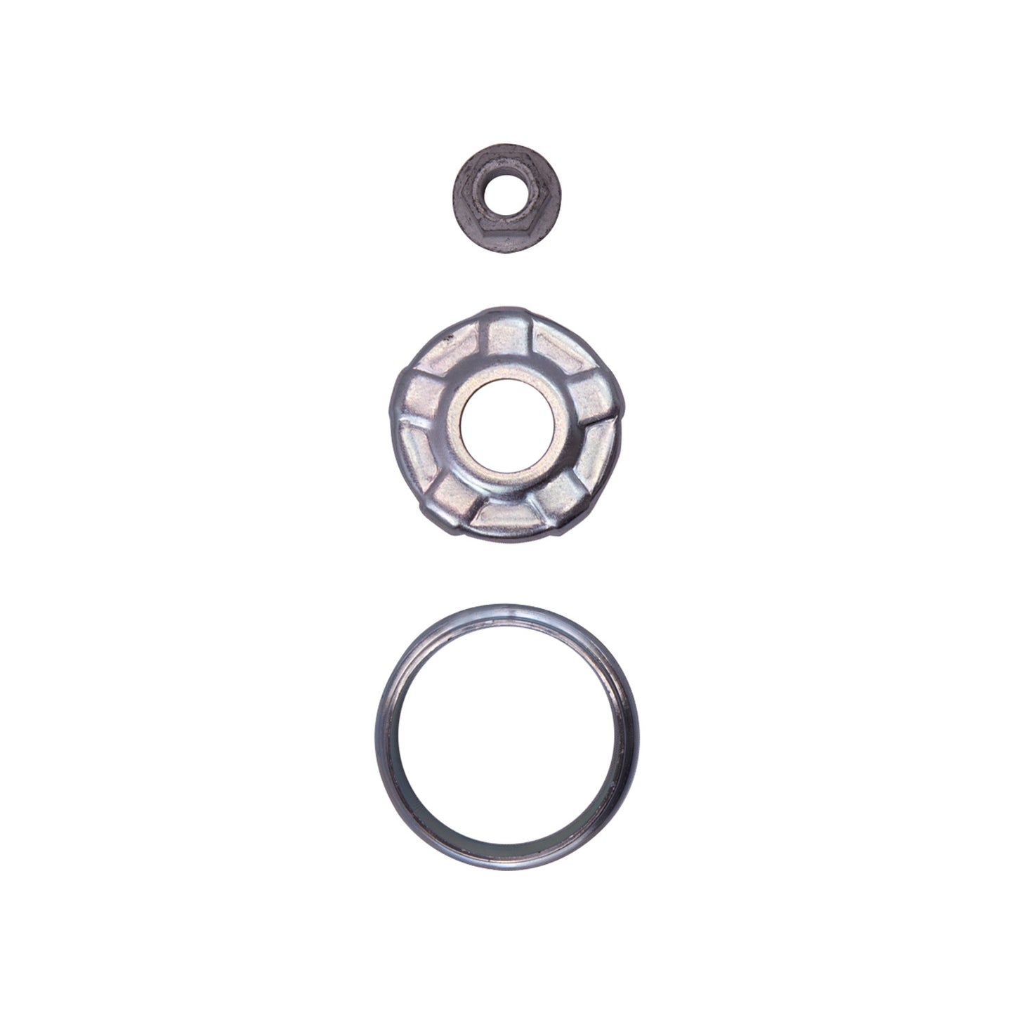 BILSTEIN | Suspension Shock Absorber Rear Monotube Ford Bronco 2021-2025 2 Door Rear Lift Height 0-2.5 Inch B8 5100 (Ride Height Adjustable) | 24-323567 washer and ring components