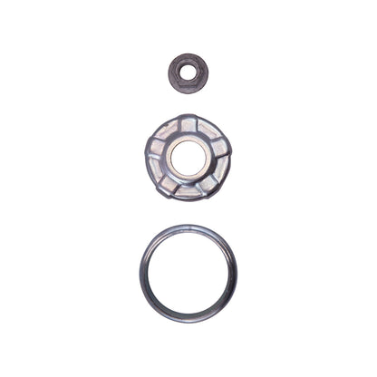BILSTEIN | Suspension Shock Absorber Rear Monotube Ford Bronco 2021-2025 2 Door Rear Lift Height 0-2.5 Inch B8 5100 (Ride Height Adjustable) | 24-323567 washer and ring components