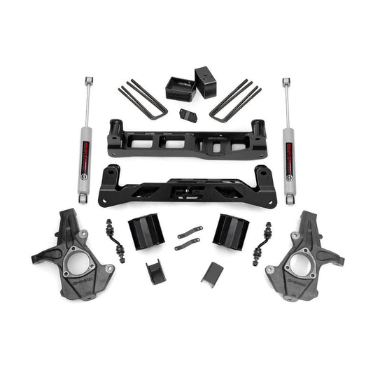 ROUGH COUNTRY 5 Inch Lift Kit | Alum/Stamp Steel | Chevy/GMC 1500 (14-18 & Classic) | 24831