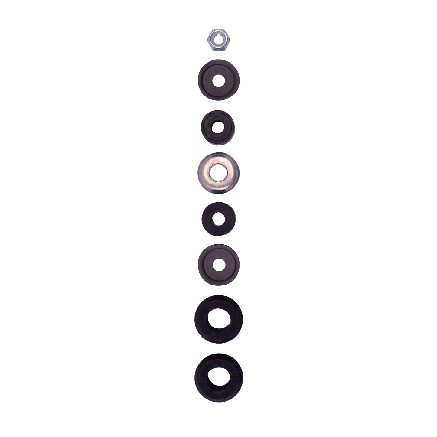 BILSTEIN | Suspension Shock Absorber Rear Left Monotube Toyota 4Runner 1996-2002 B8 5160  | 25-311310 rubber components and nut.