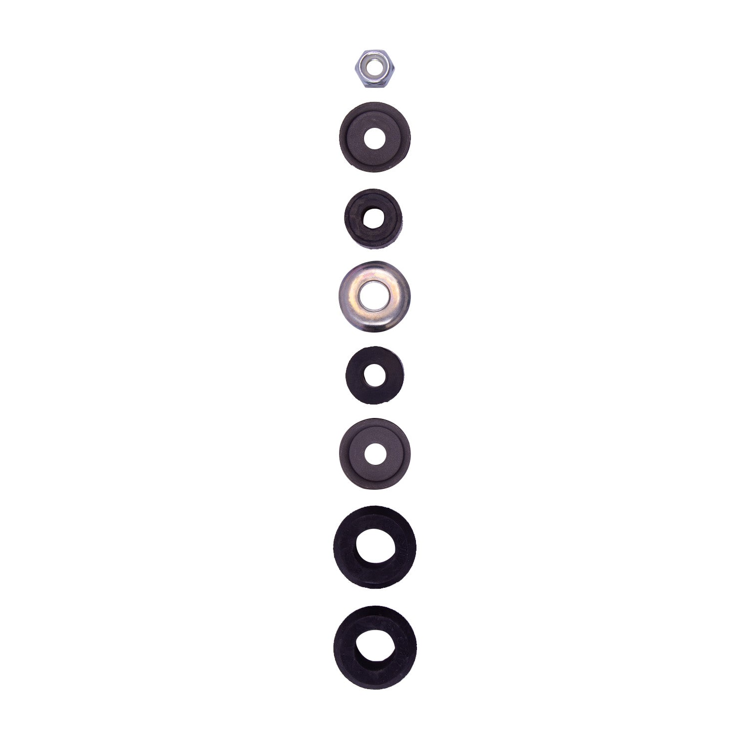 BILSTEIN | Suspension Shock Absorber Rear Left Monotube Toyota 4Runner 1996-2002 B8 5160  | 25-311310 rubber components and nut.