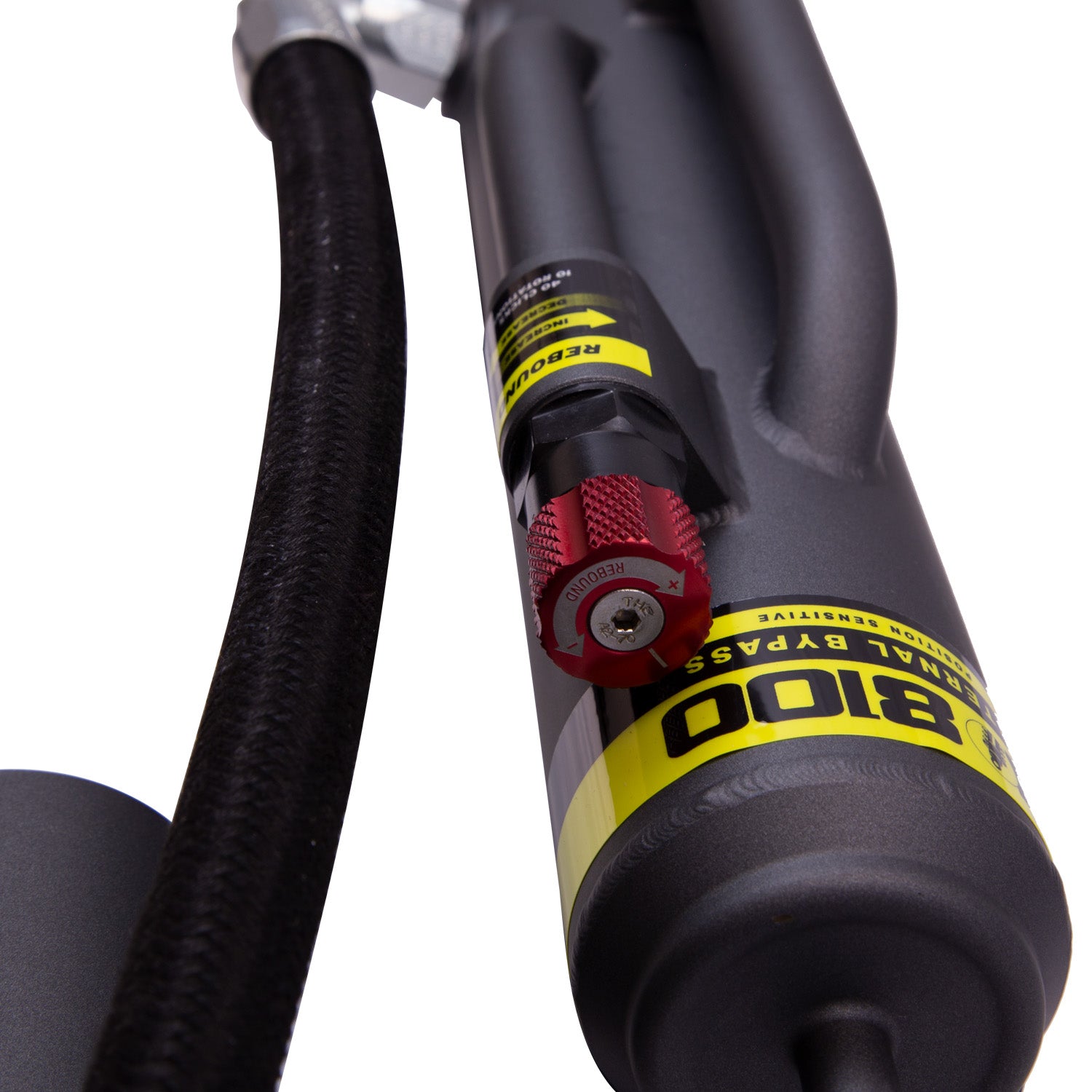 BILSTEIN | Suspension Shock Absorber Rear Left Monotube Toyota Tacoma 2005-2023 B8 8100 (Bypass) | 25-320442 close-up image