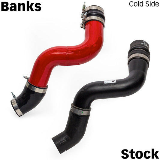 BANKS POWER | Boost Tube Upgrade Kit Fits 19-24 Ram 2500/3500 6.7L Cummins Red Powdercoat | 26006-PC