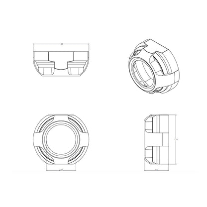 Morimoto Apollo 2.0 Flat Projector Shroud product image 2