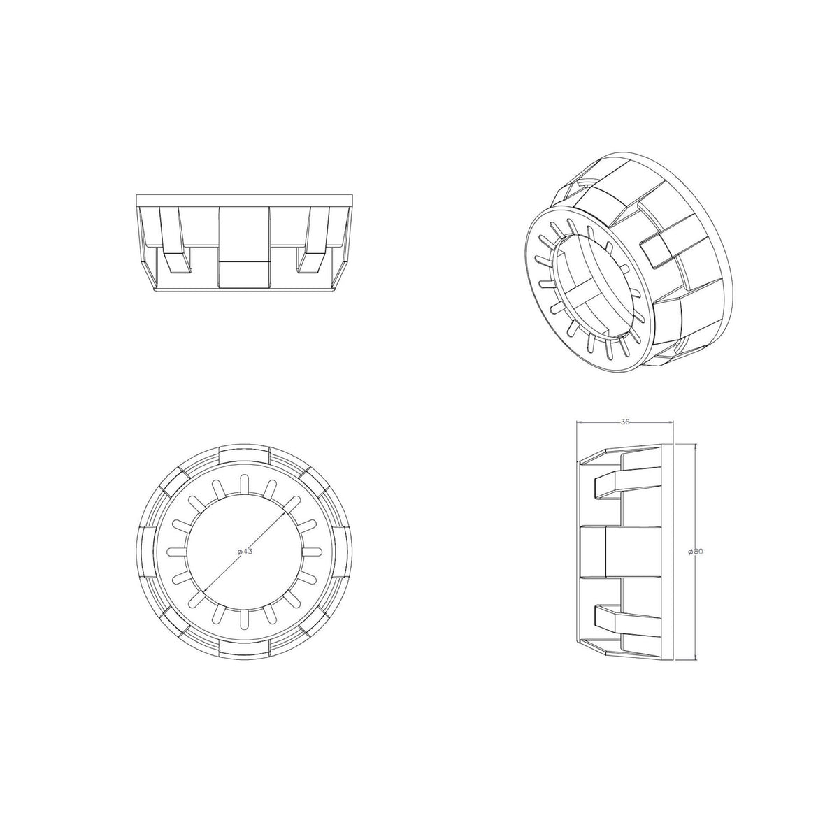 Morimoto Micro Gatling Projector Shroud product image 3