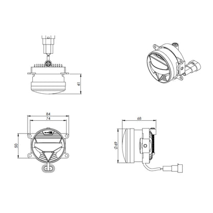 Morimoto XB LED Fogs: Type U (Set) product image 4