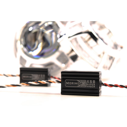 Morimoto Panamera 2.0 Projector Shroud (White/Amber LED Switchback) product image 2