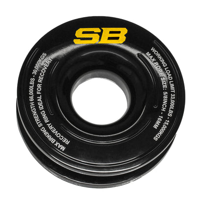 SMITTYBILT Soft Shackle w/ Recovery Ring – 33K Rating | 2738