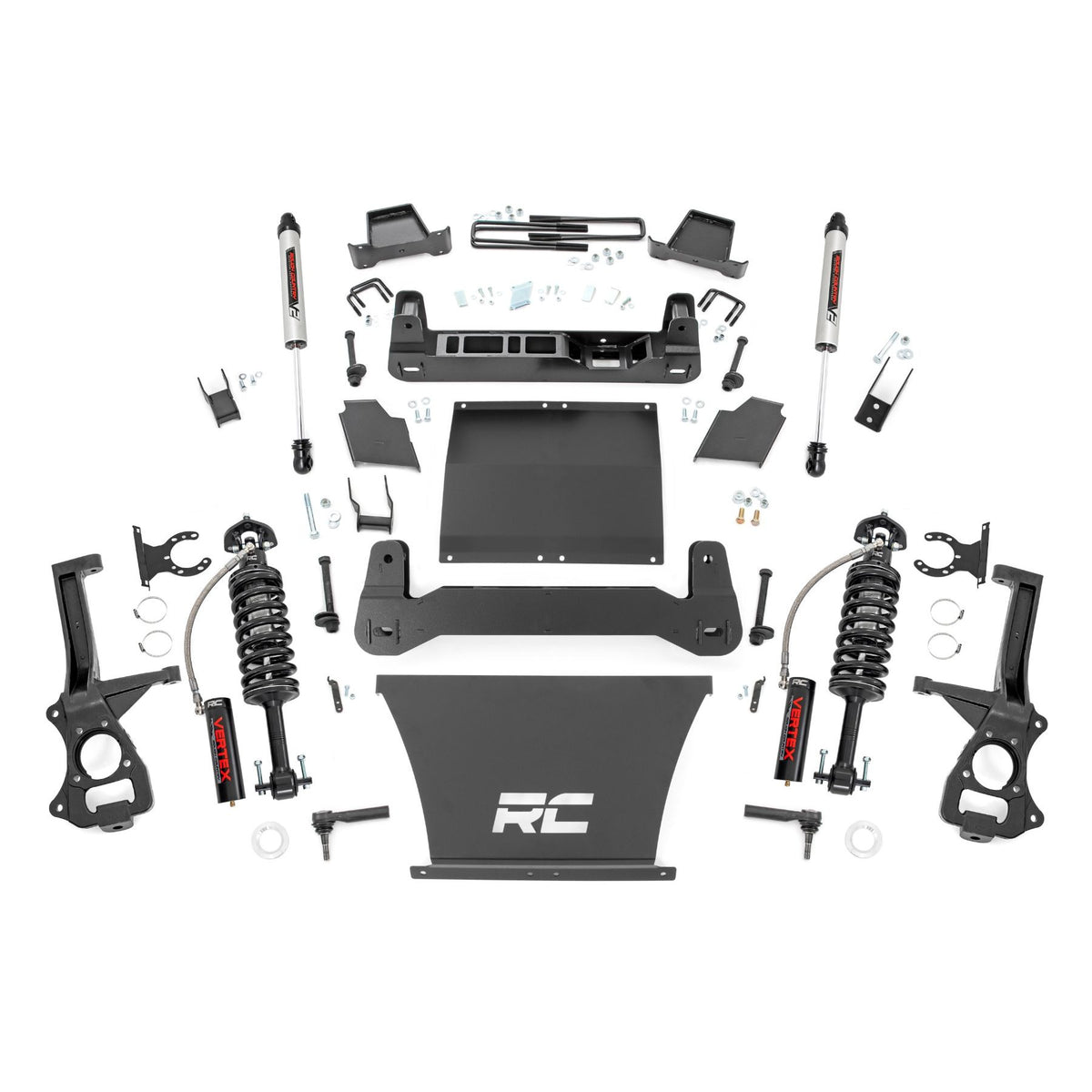 Rough Country 4 Inch Lift Kit | AT4/Trailboss | Vertex/V2 | Chevy/GMC Sierra 1500 (19-24)/Silverado 1500 (19-24) 27557
